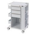 Bowman Dispensers Rolling Storage Cart W/ 3" Casters CT201-0000